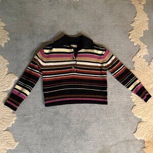 Free People Trading Up Striped Polo (XS, Gently Worn)